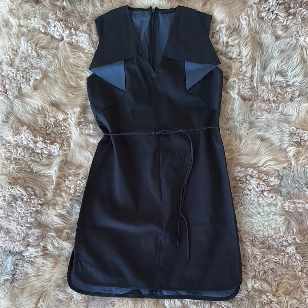 Kate Spade Blue Sleeveless V-Neck Sheath Mini Dress